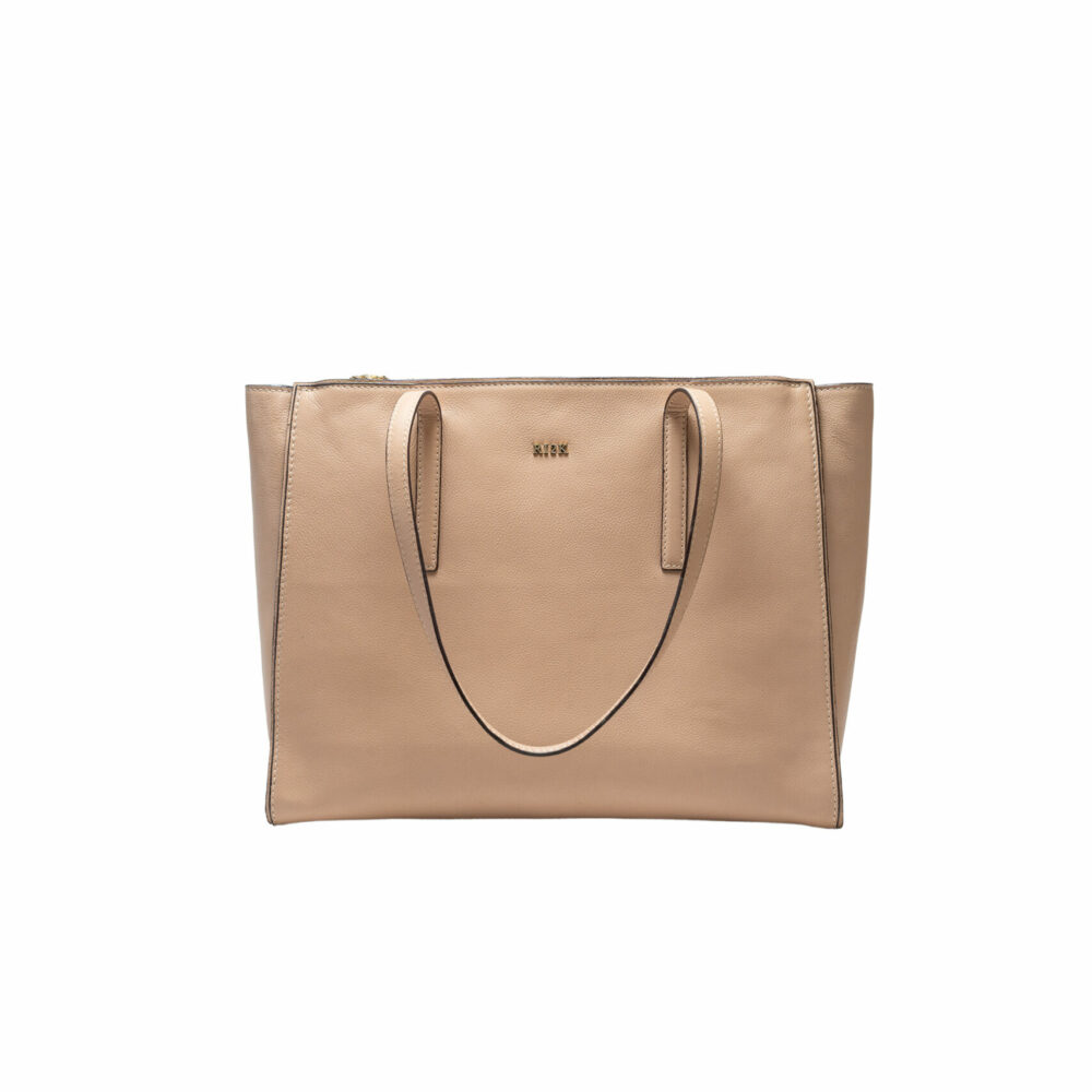 Light Tan Medeline Tote Bag
