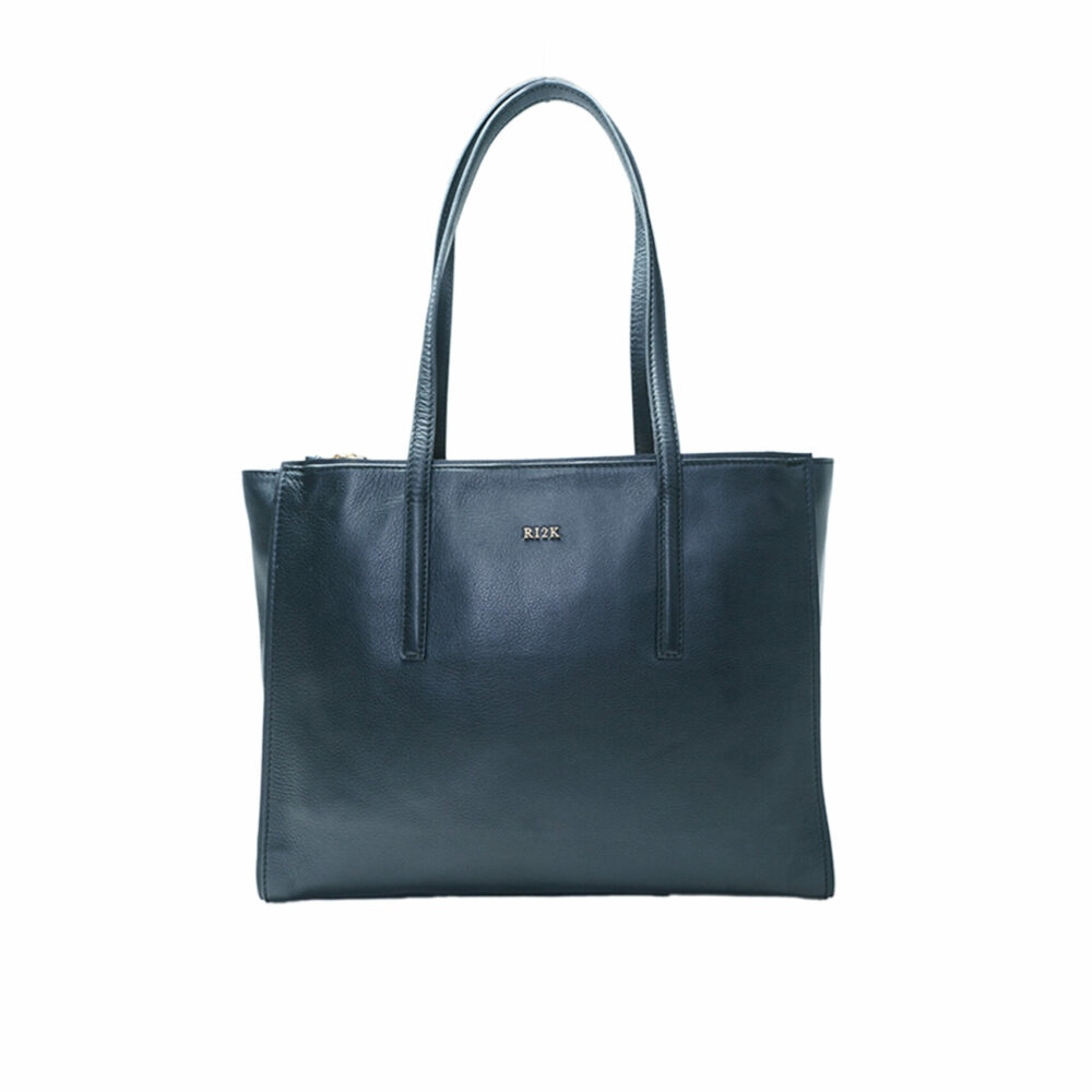 Black Medeline Tote Bag