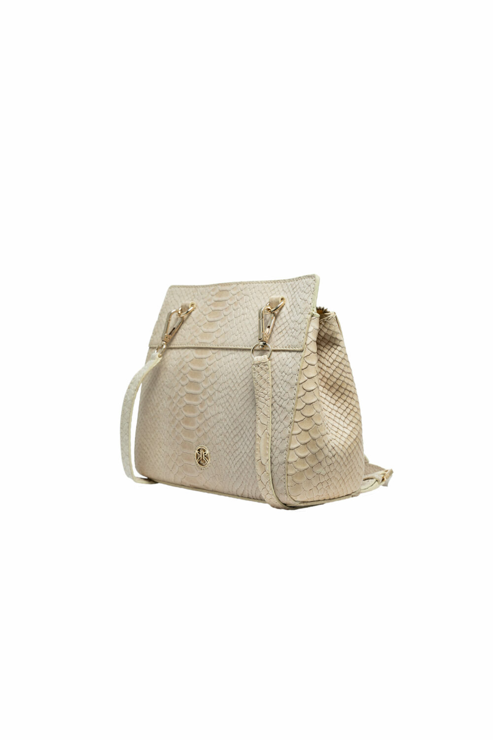 Cream Sling Bag with Butterfly Logo - Image 2