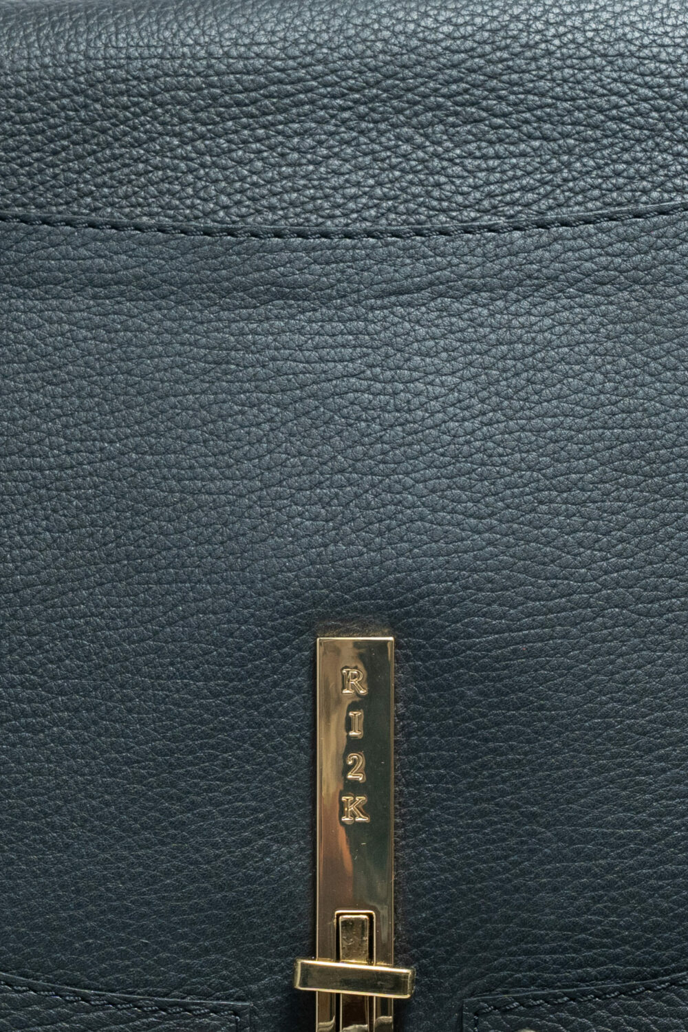 Edina Black Saddle Acrossbody Bag - Image 4