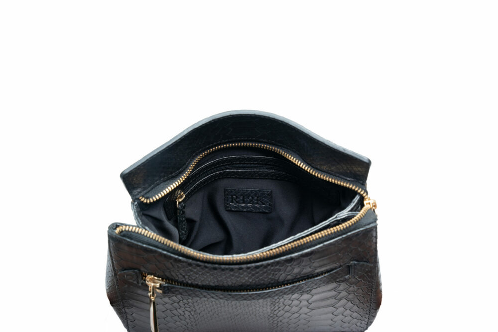 Black Sling Bag with Butterfly Logo - Image 5