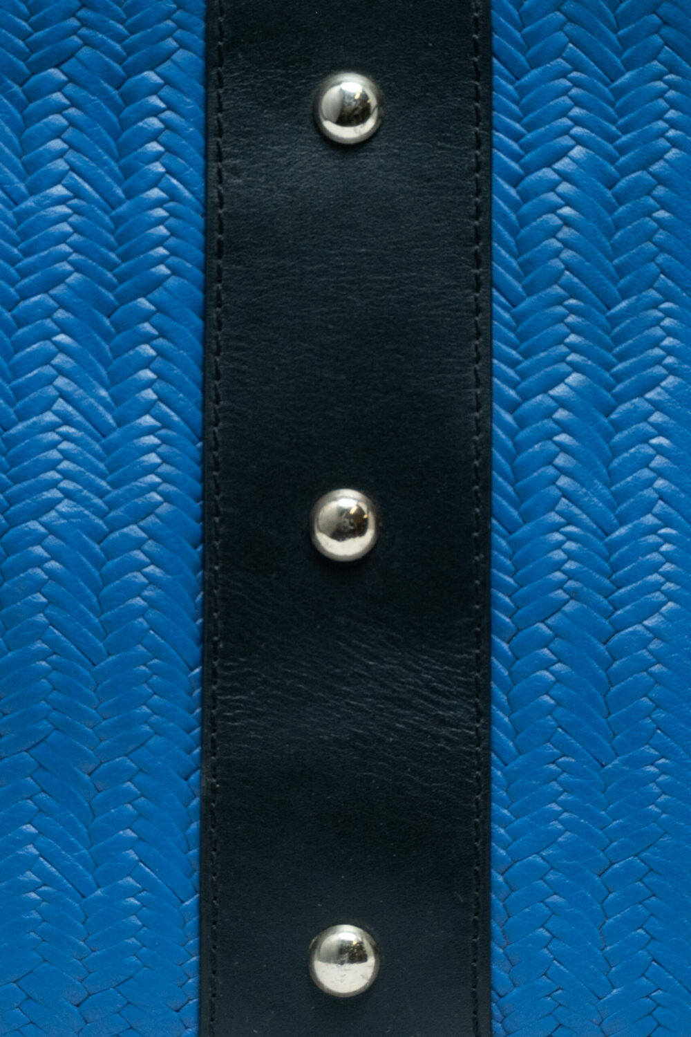 Blue Orchid and Black Canonbury Clutch Bag - Image 2