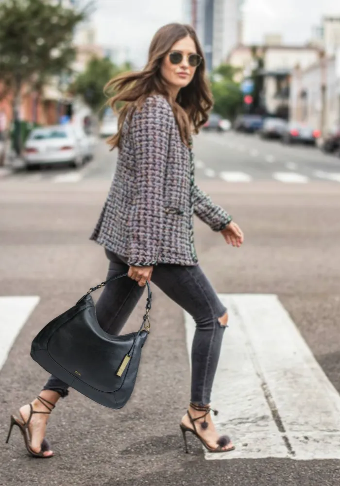 Black Classic Hobo Bag