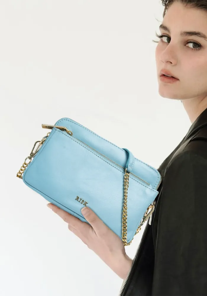 Soft Light Blue Sling Bag