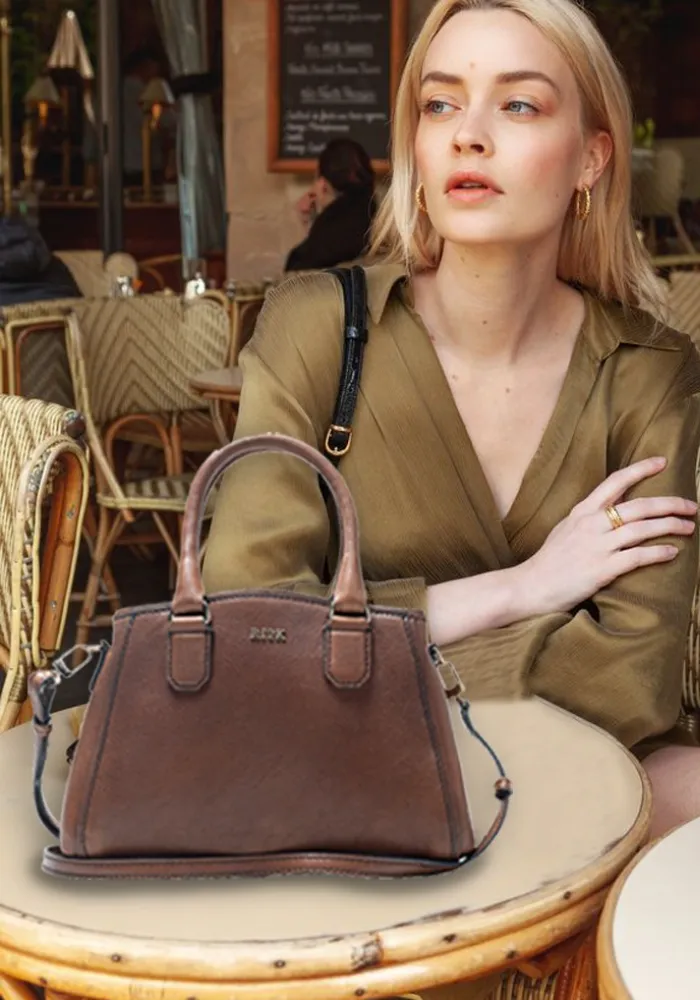 Cognac Acrossbody Bag