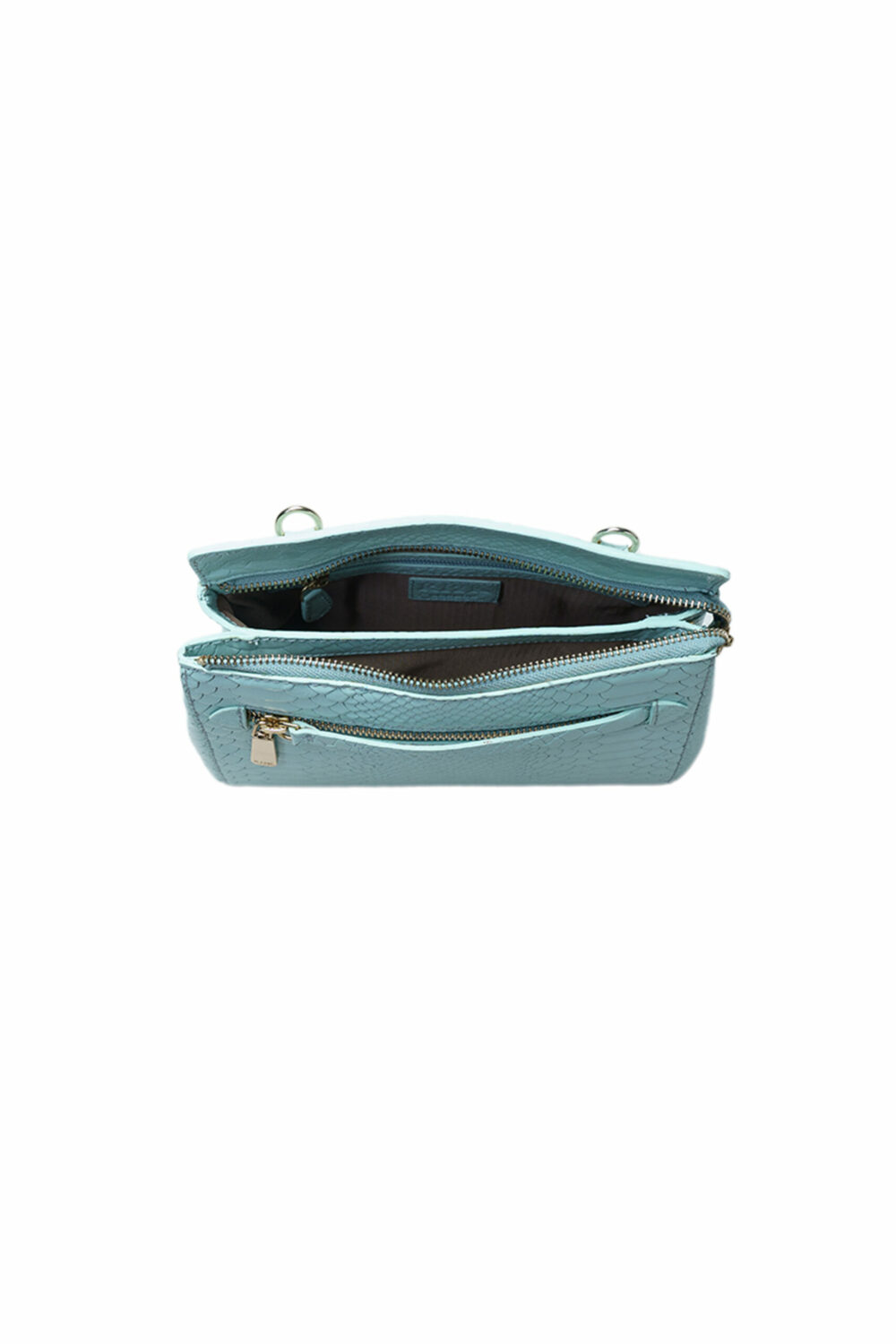 Blue Sling Bag with Butterfly Logo - Image 2