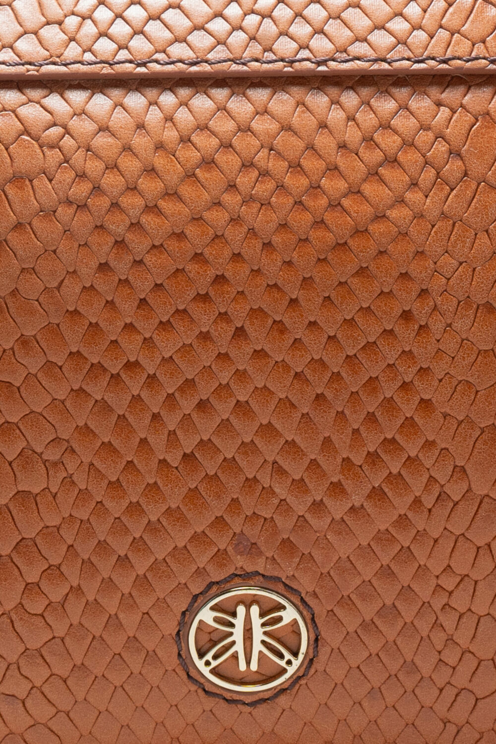 Brown Sling Bag with Butterfly Logo - Image 5