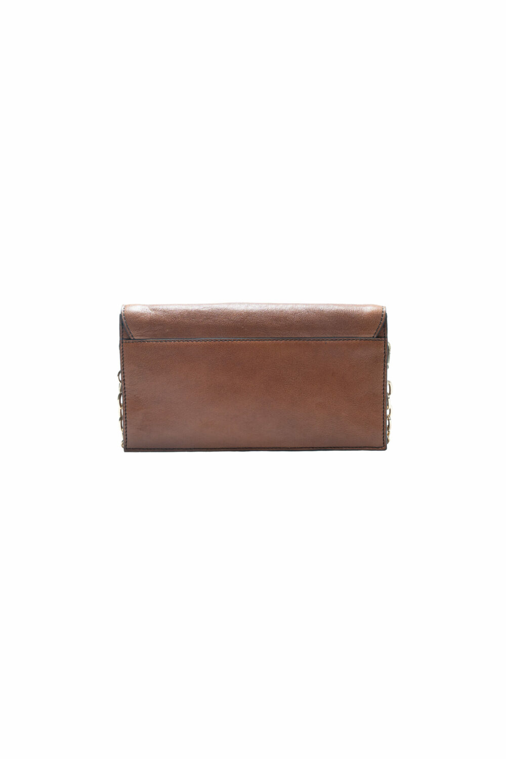 Brown Sling Bag with Twist Lock - Image 2