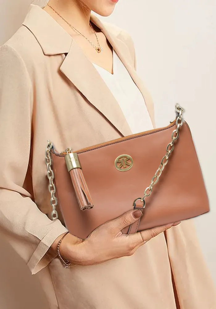 Tan Acrossbody Bag