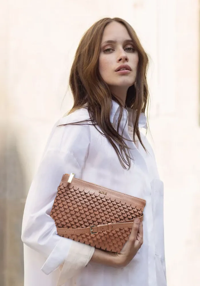 Evelyn Cognac Sling Bag