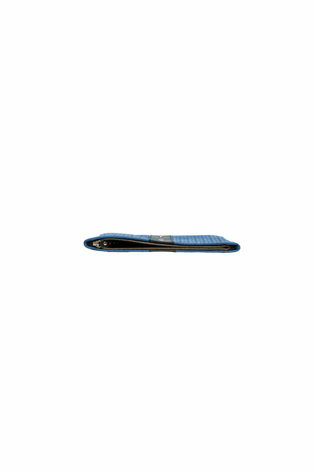 Blue Orchid and Black Canonbury Clutch Bag - Image 5