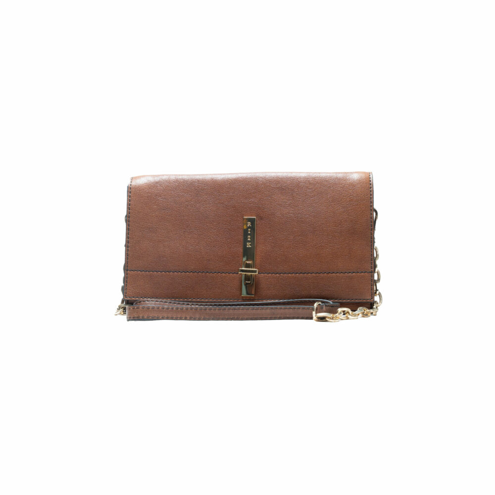 Brown Acrossbody Saddle Bag
