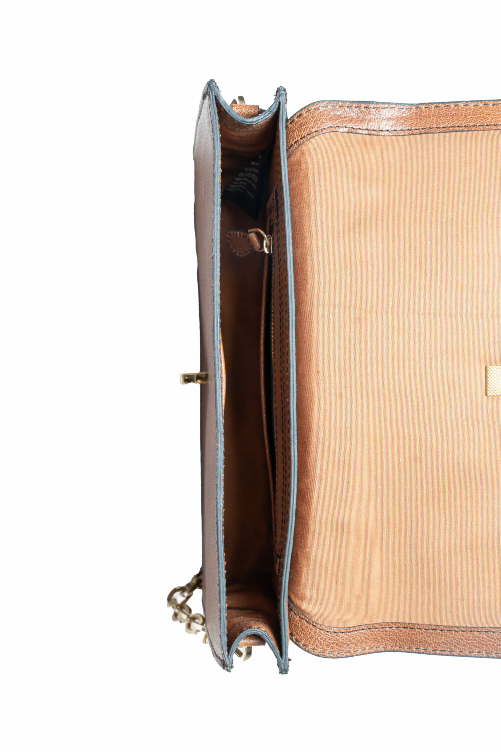 Brown Acrossbody Saddle Bag - Image 3