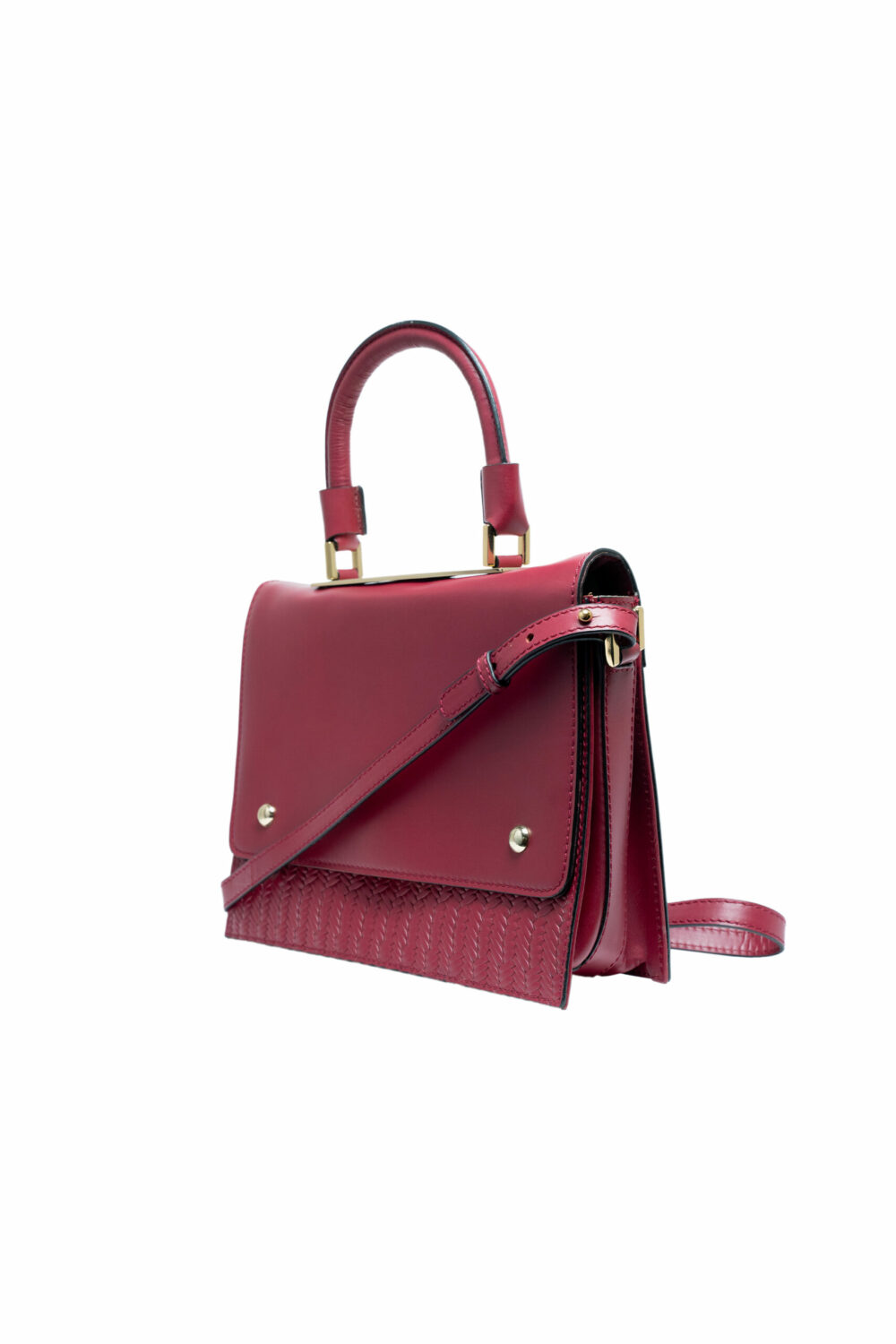 Maroon Canonbury Satchel Bag - Image 4