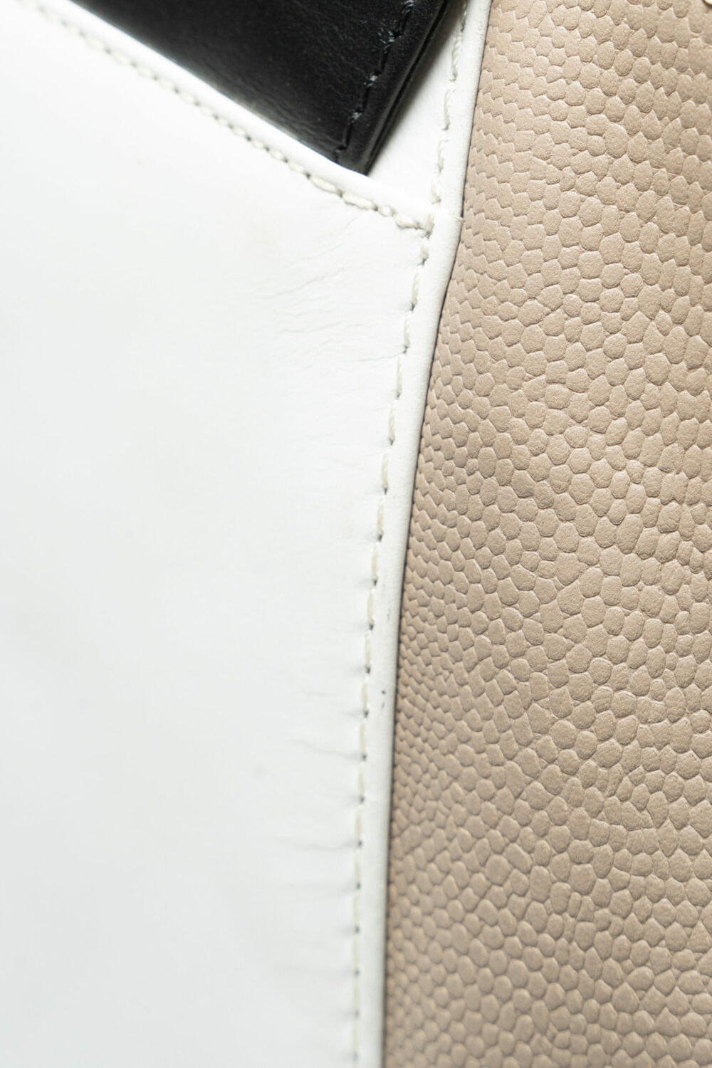 Black Beige White Isabella Shoulder Bag - Image 4