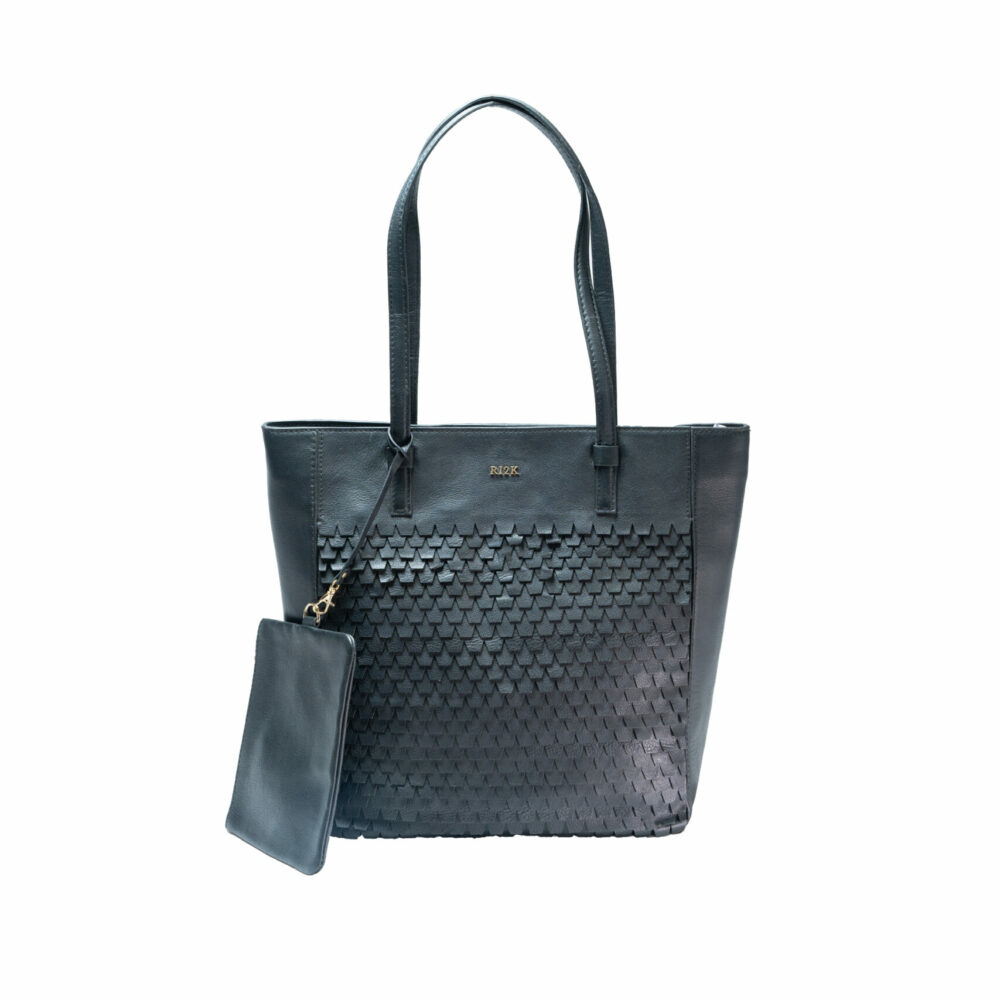 Black Evelyn Tote Bag
