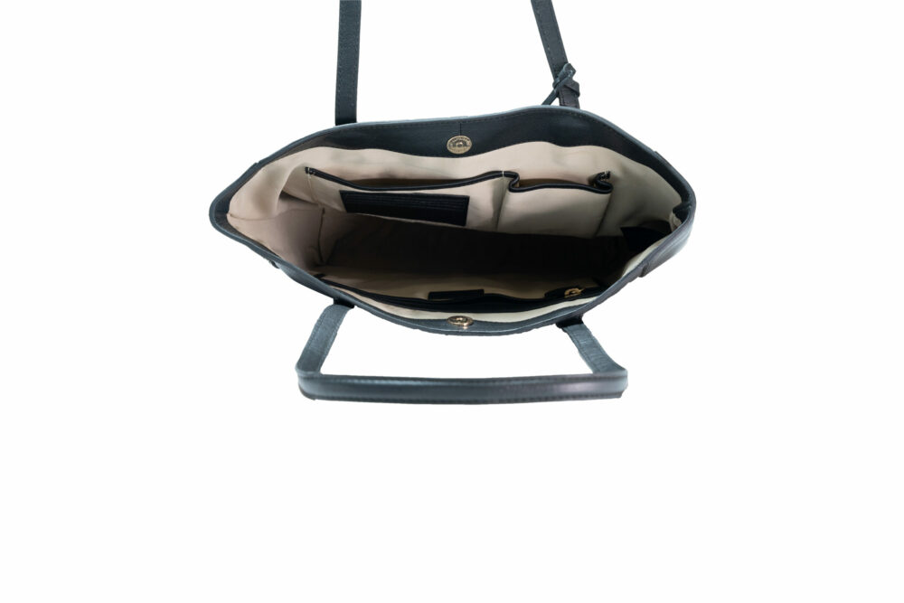 Black Evelyn Tote Bag - Image 2