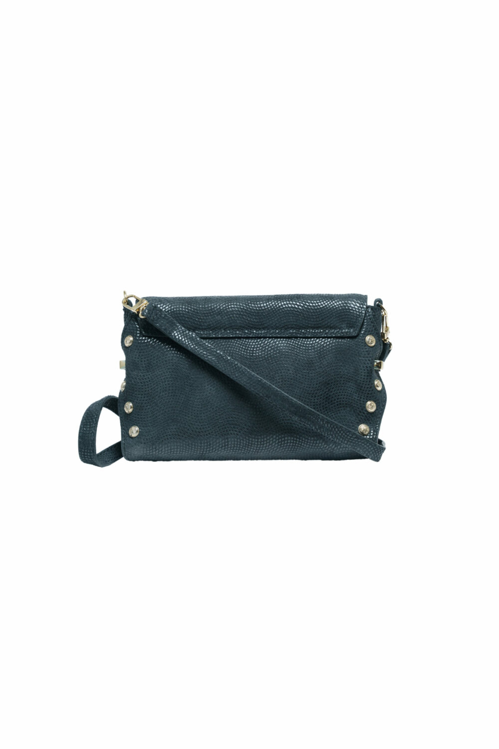 Black Genuine Leather Acrossbody Bag - Image 2
