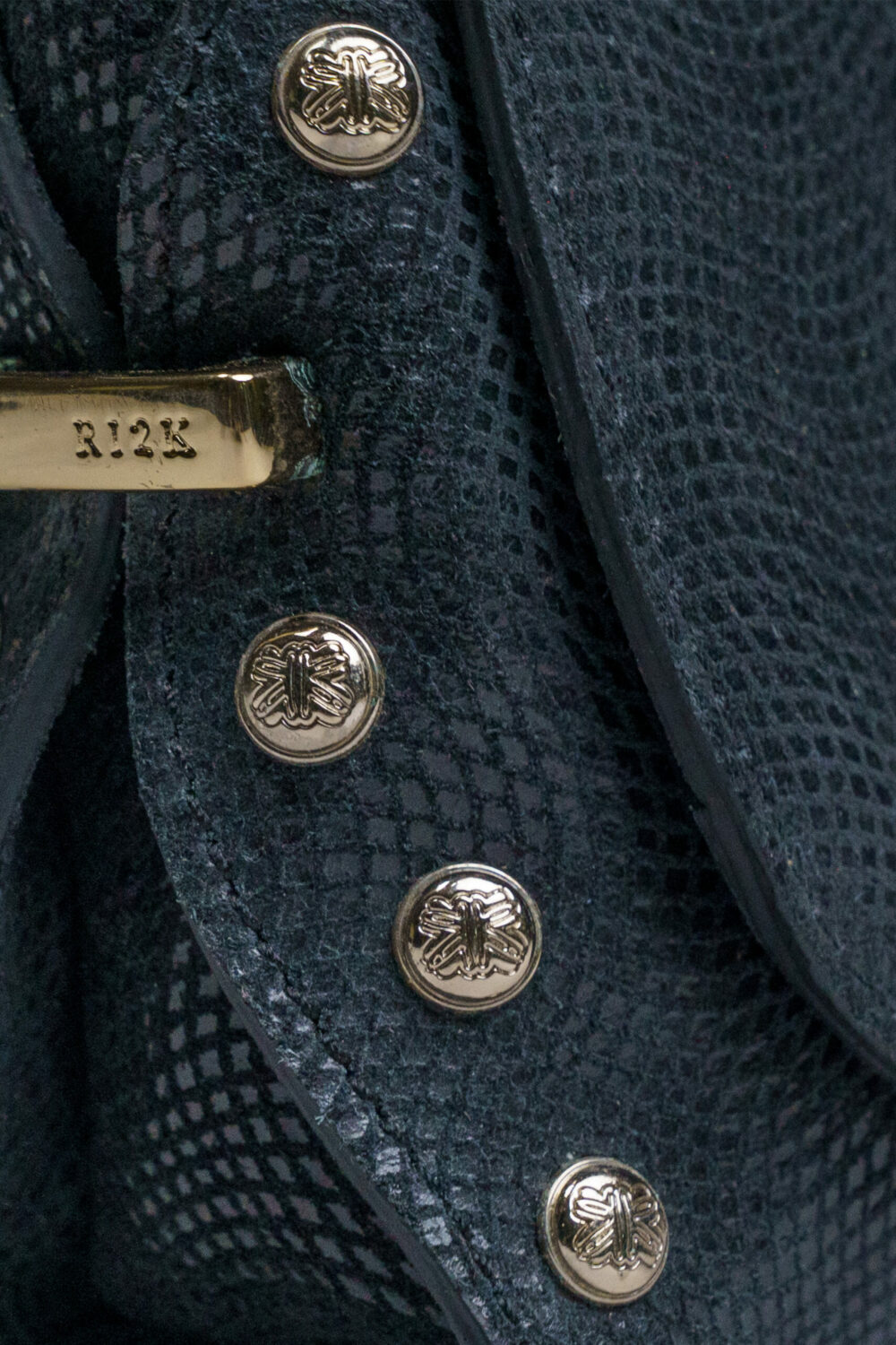 Black Genuine Leather Acrossbody Bag - Image 3
