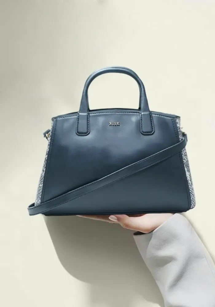 Black with Vibora Shoulder Bag