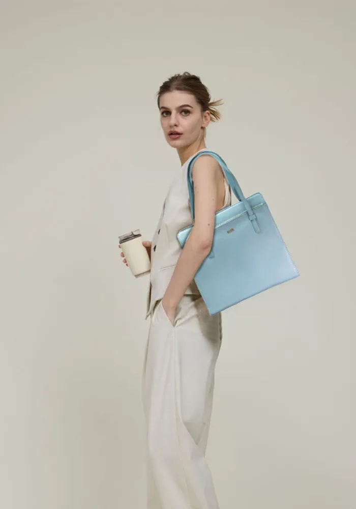 Blue Tote Bag