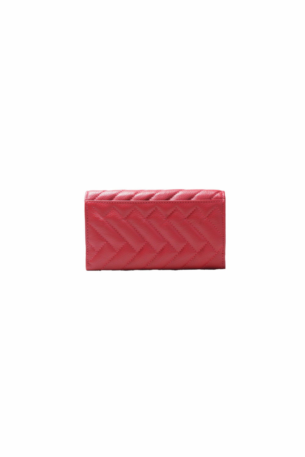 Quilted Red Flap Purse - Image 2