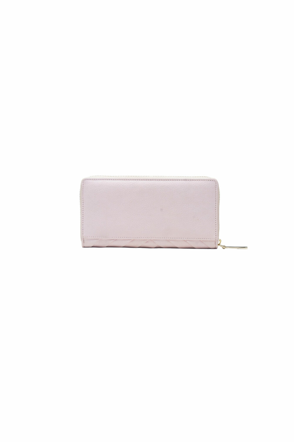 Pink Pleated Zip Around Purse - Image 2