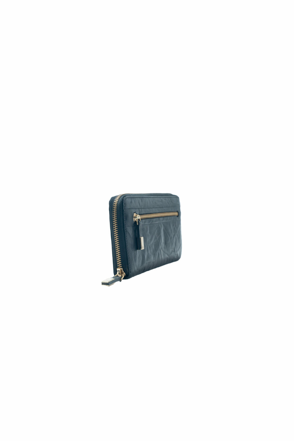 Black Leather Zip Purse - Image 5