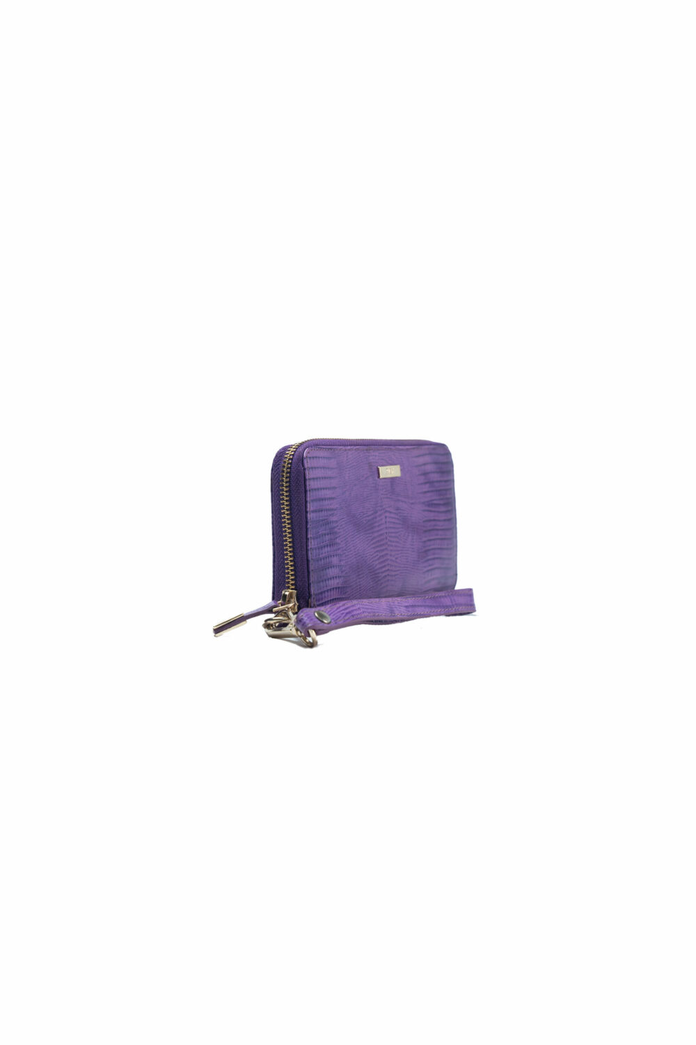 Purple Wristlet Zip Around Purse - Image 4