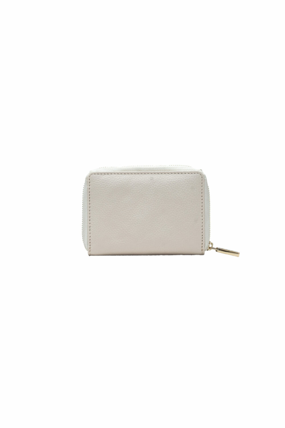Cream Pleated Leather Bi Fold Purse - Image 2
