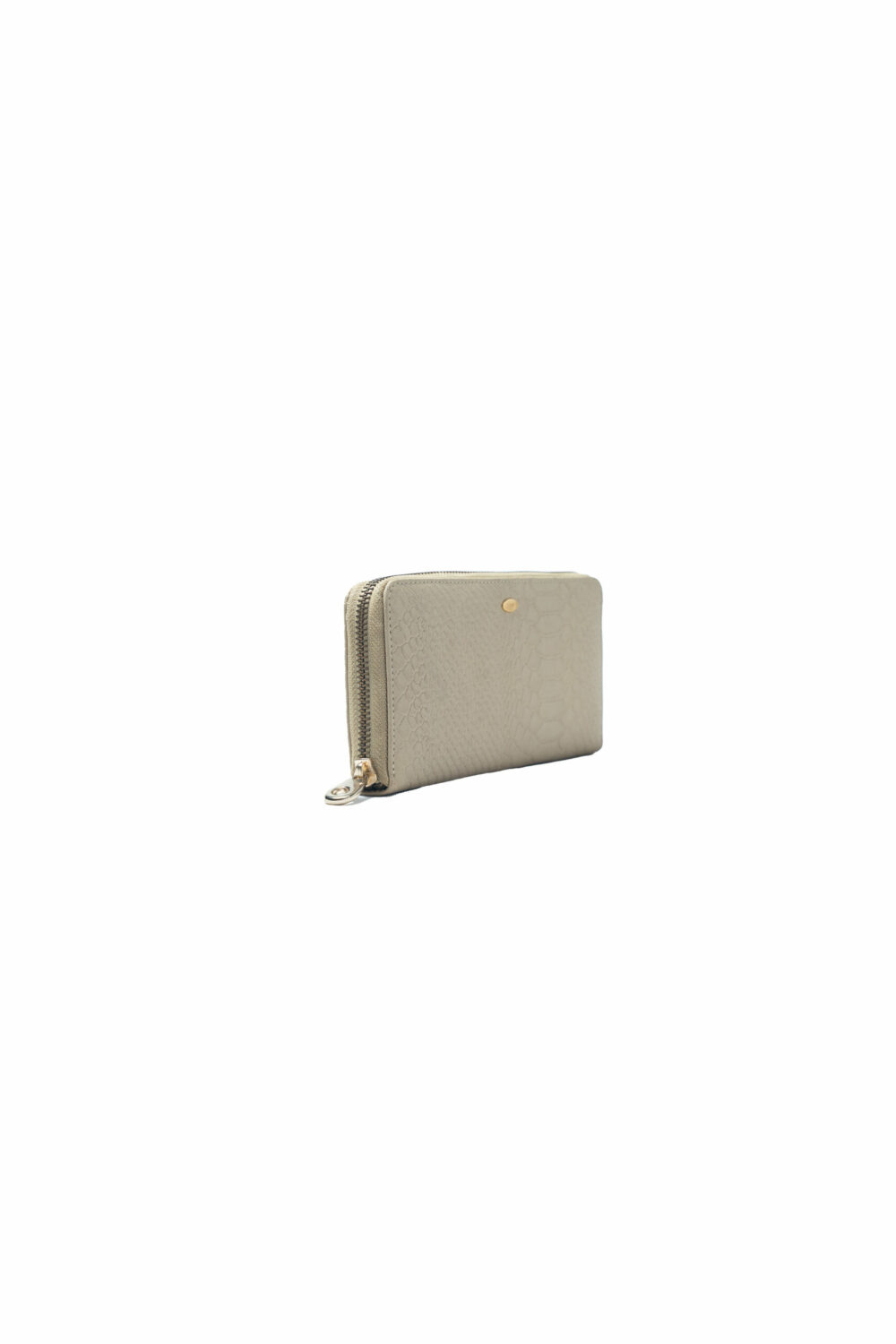 Italian Zip Around Cream Purse - Image 3