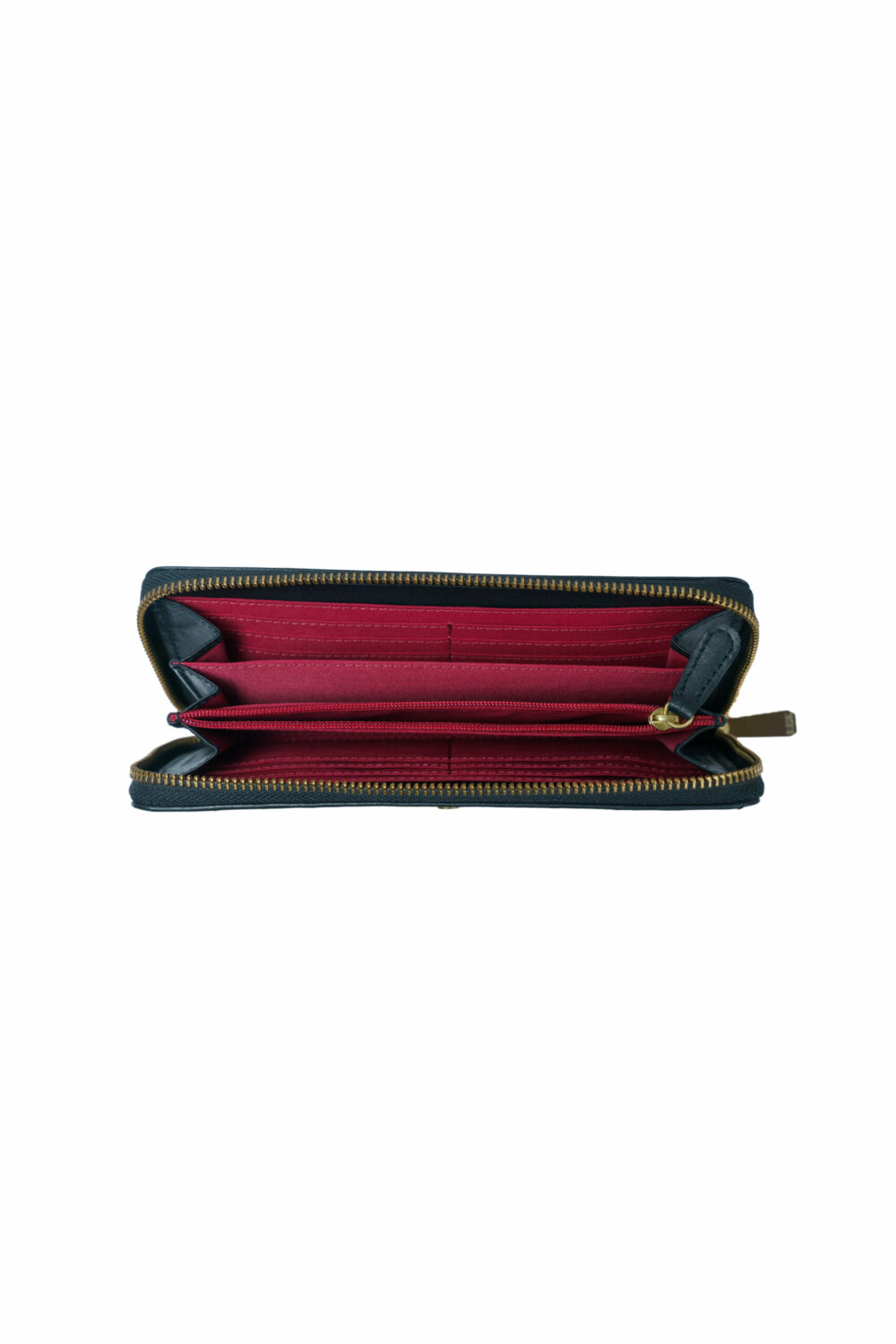 Quilted Black Zip Around Purse - Image 3