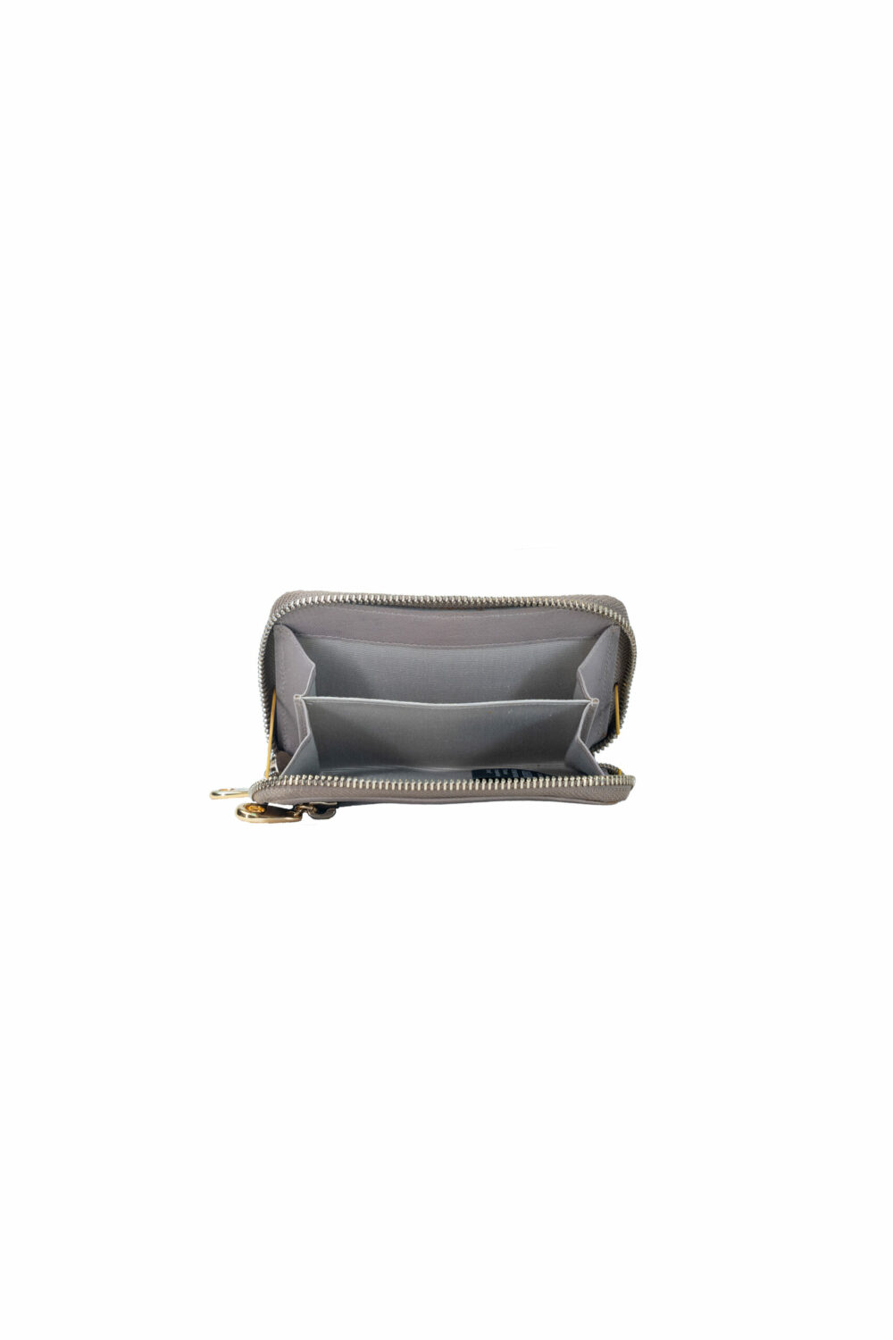 Taupe Zip Around Purse - Image 4