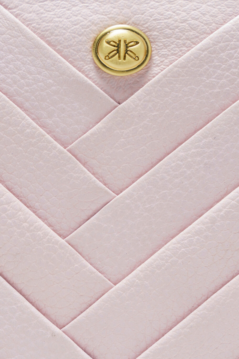 Pink Pleated Zip Around Purse - Image 3