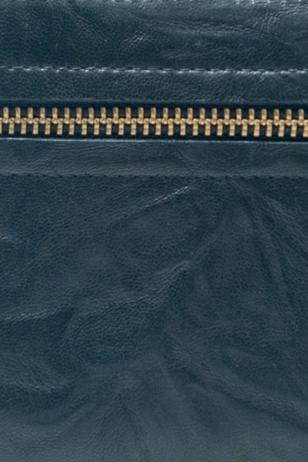 Black Leather Zip Purse - Image 4
