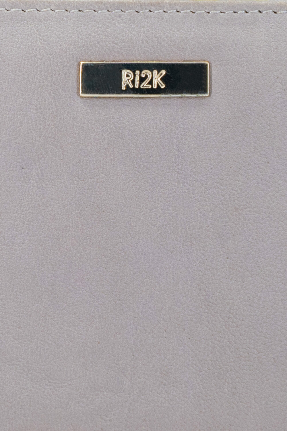 Taupe Zip Around Purse - Image 5