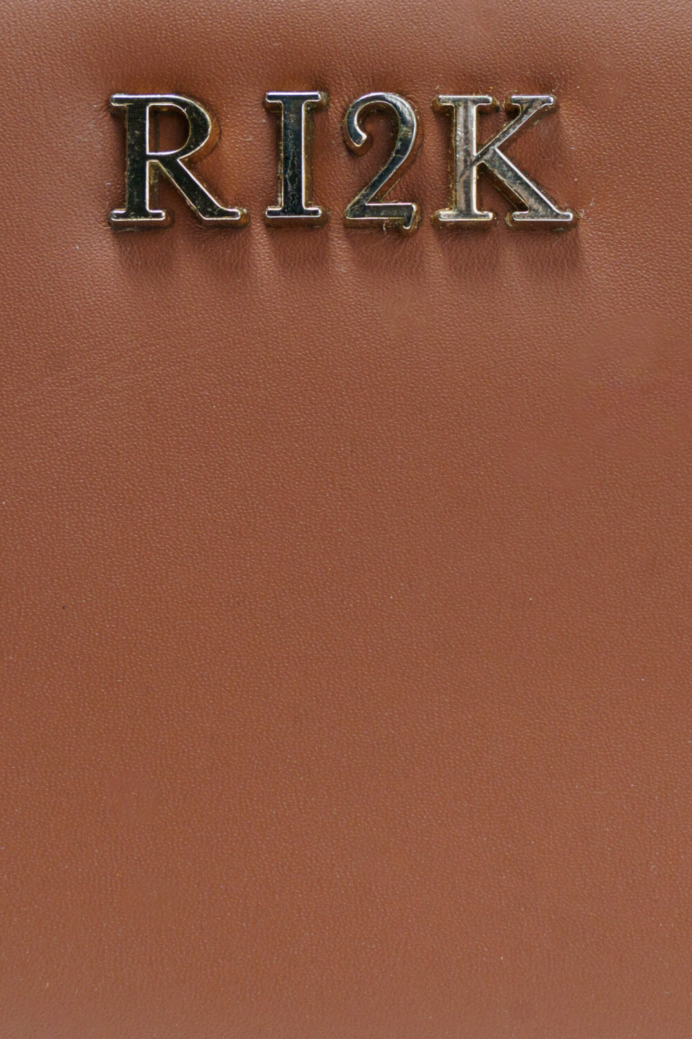 Dark Tan Leather Wristlet Zip Around Purse - Image 5