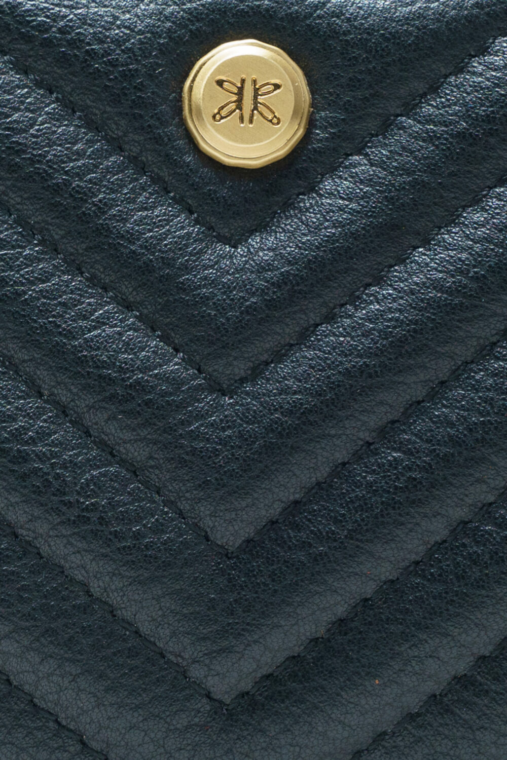 Black Quilted Medium Zip Around Purse - Image 6