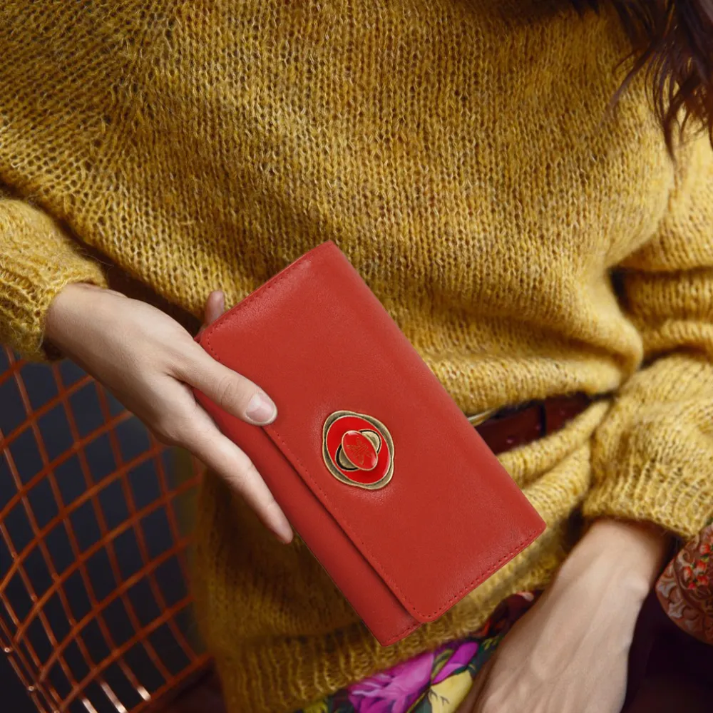 Tomato Red Flap Purse