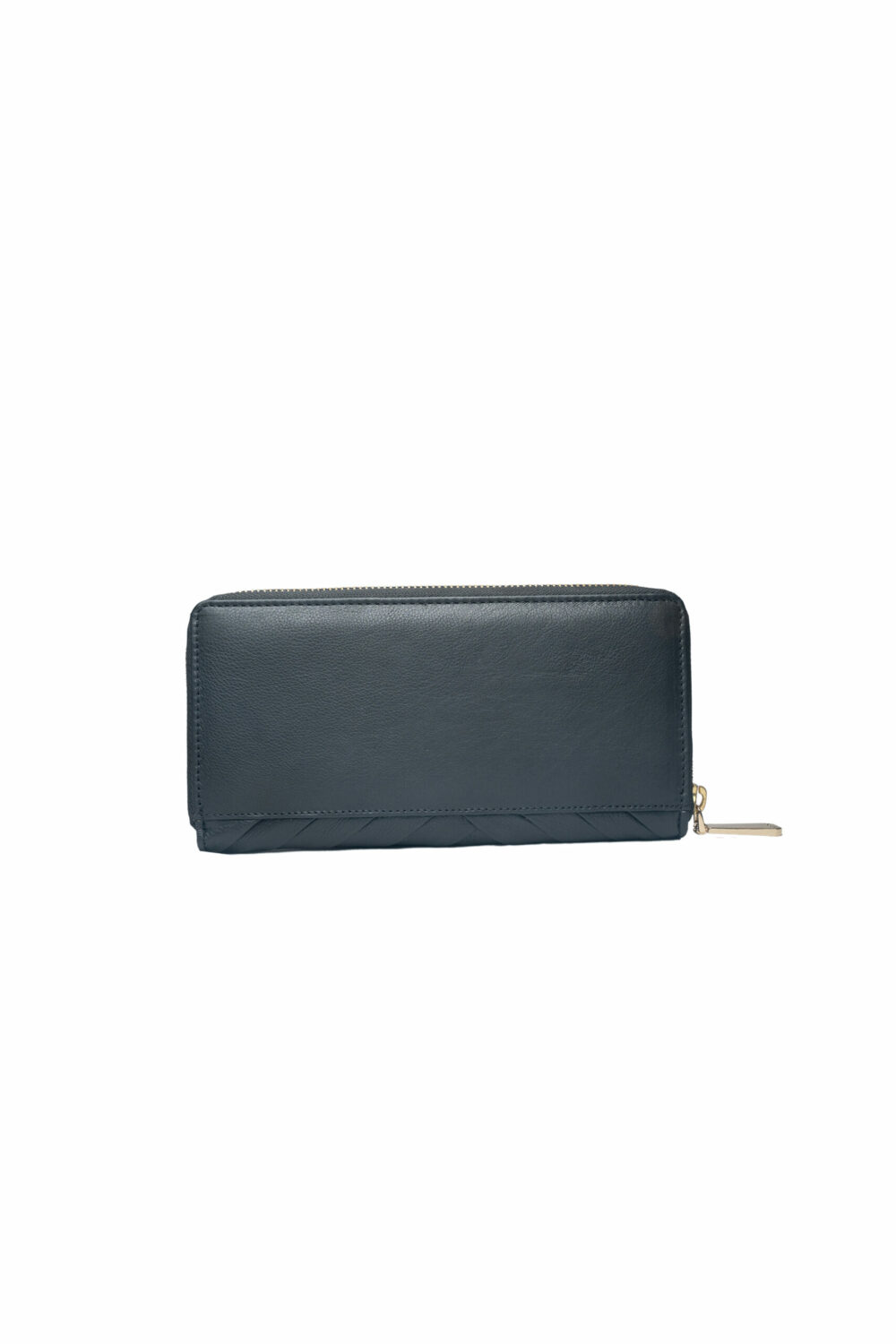 Black Pleated Zip Around Purse - Image 5