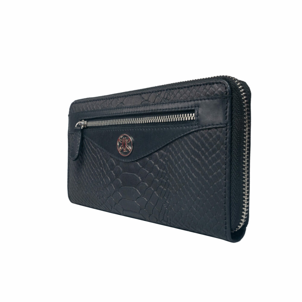Black Zip Around Purse - Image 3