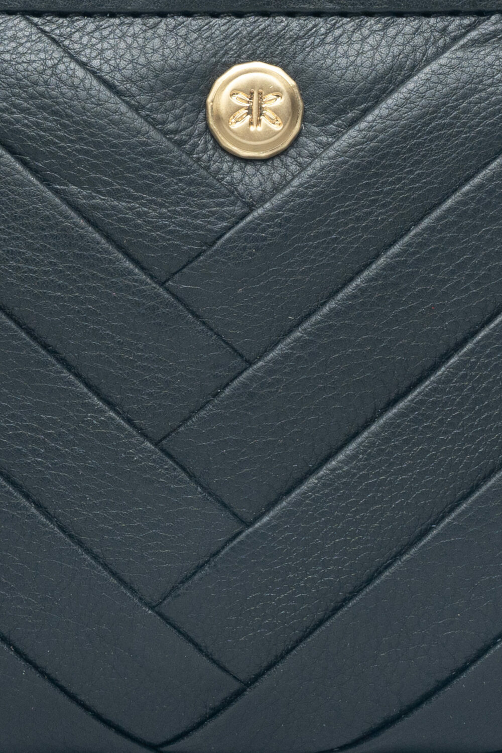 Black Pleated Zip Around Purse - Image 2