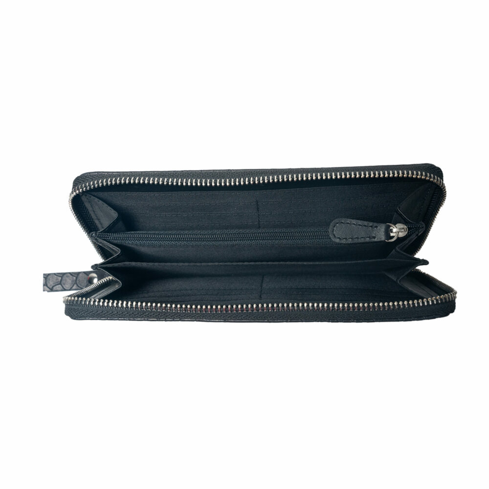 Black Zip Around Purse - Image 5