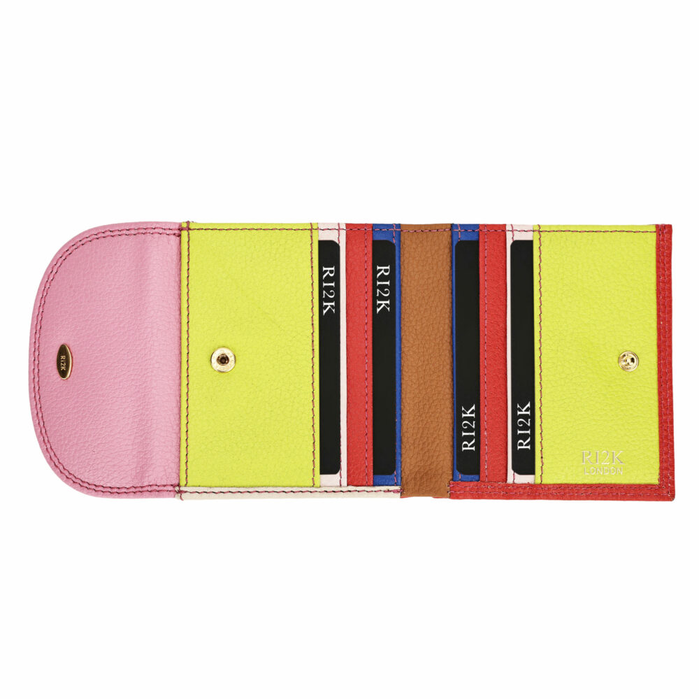 Multicolour Bi Fold Purse - Image 5
