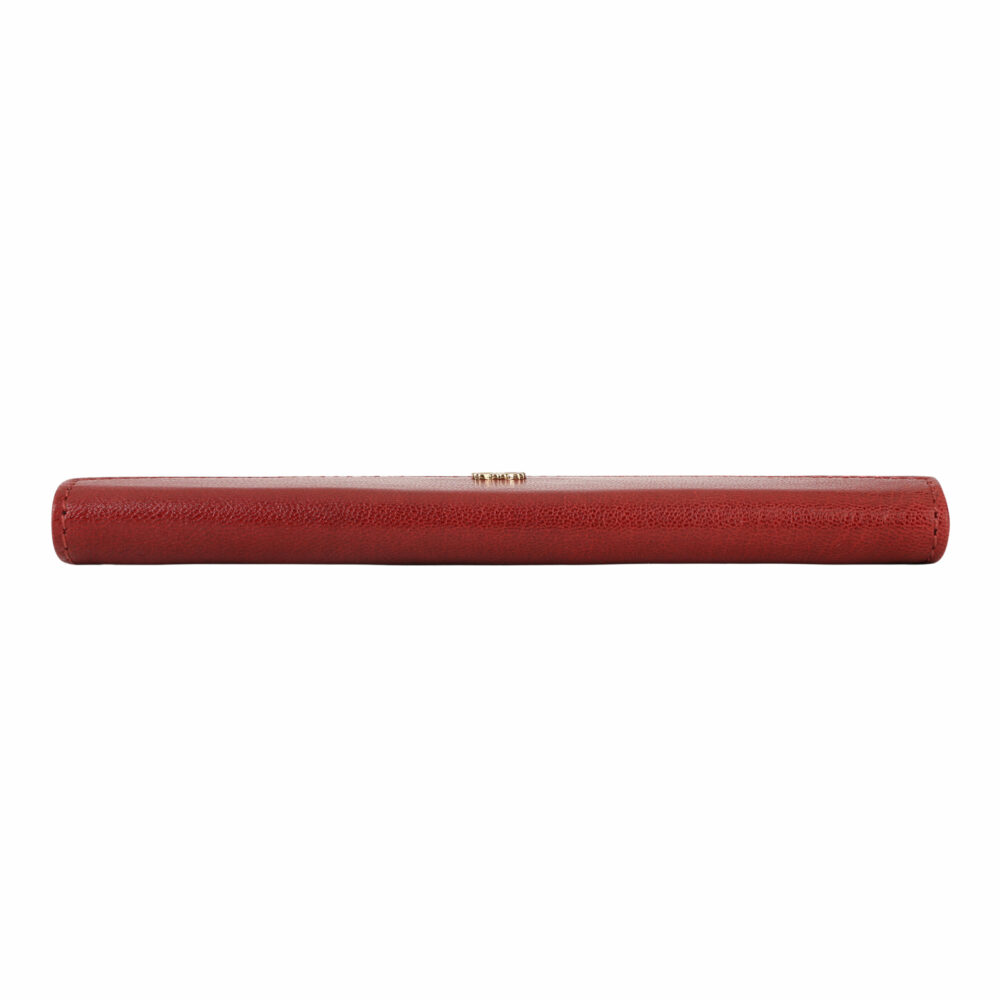 Red Premium Leather Eyewear Case with Iconic British Flair - Image 6