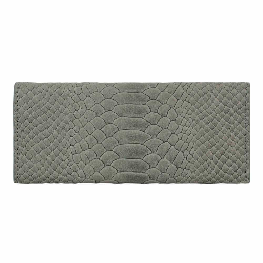 Grey Premium Leather Eyewear Case with Iconic British Flair - Image 5