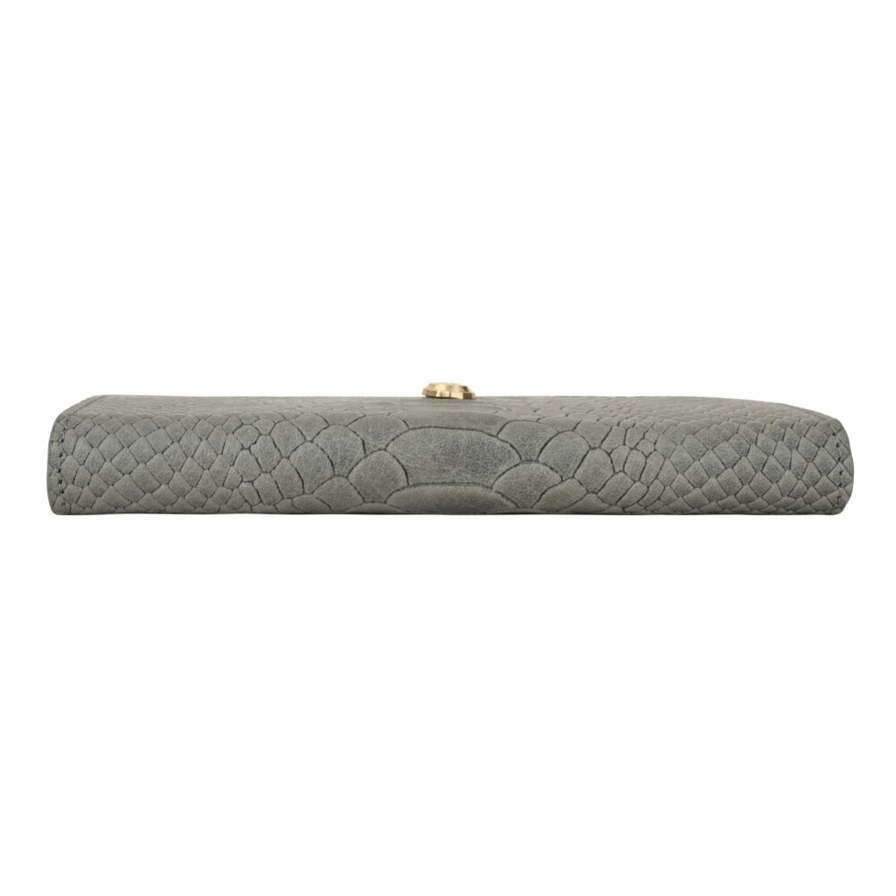 Grey Premium Leather Eyewear Case with Iconic British Flair - Image 7
