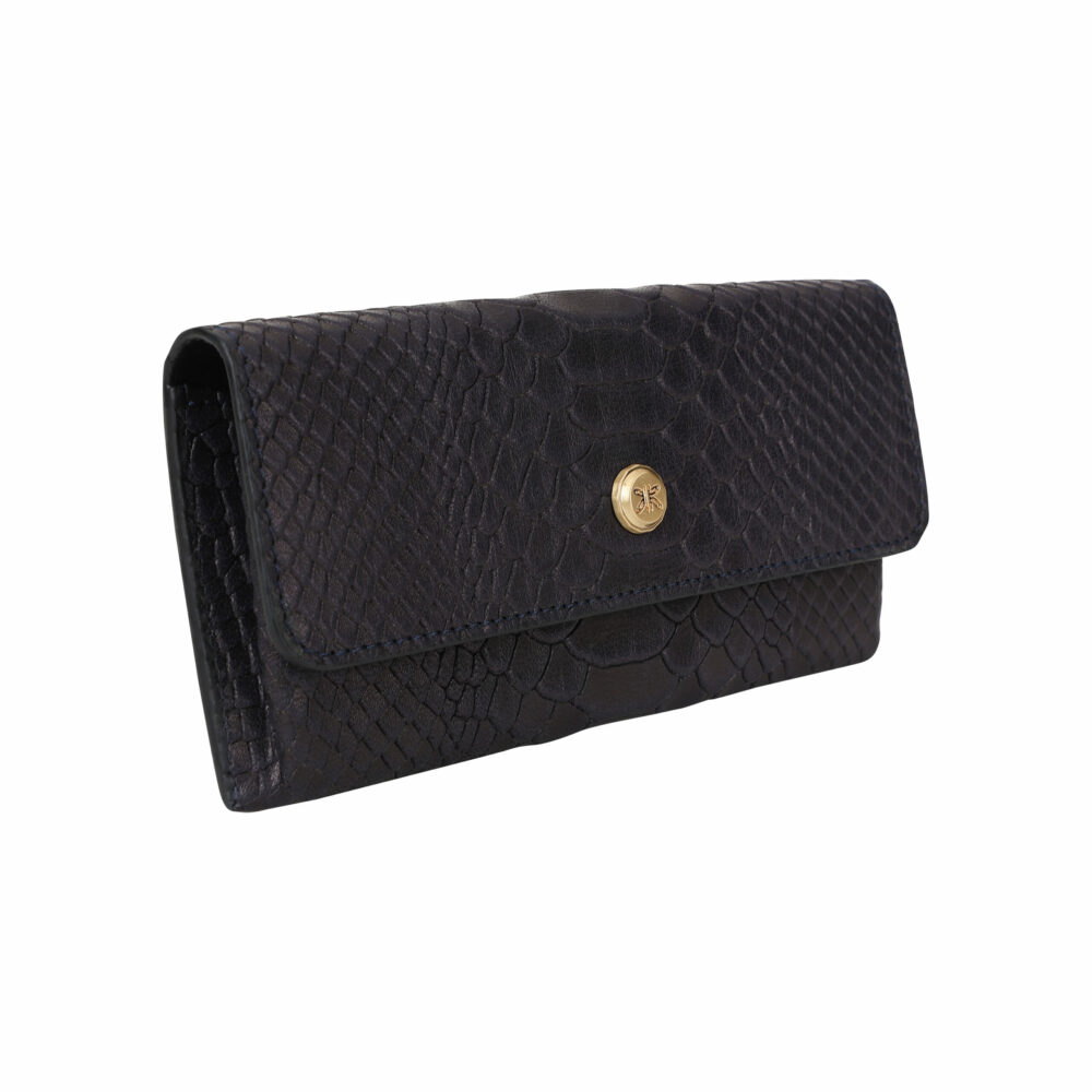 Sleek, Stylish Genuine Leather Navy Sun Glass Cover - Image 2