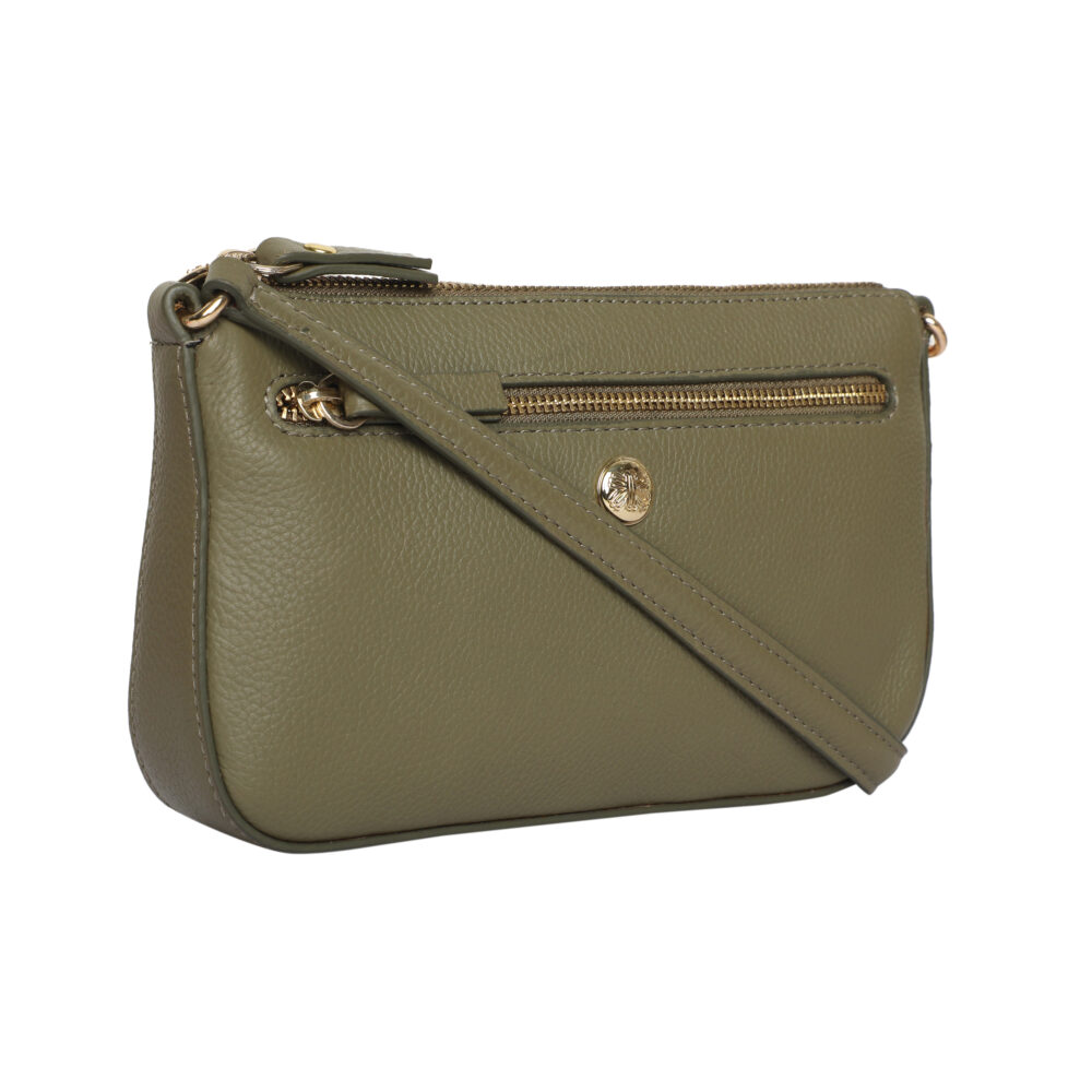 Classy Olive Small party leather Sling Bag - Image 3