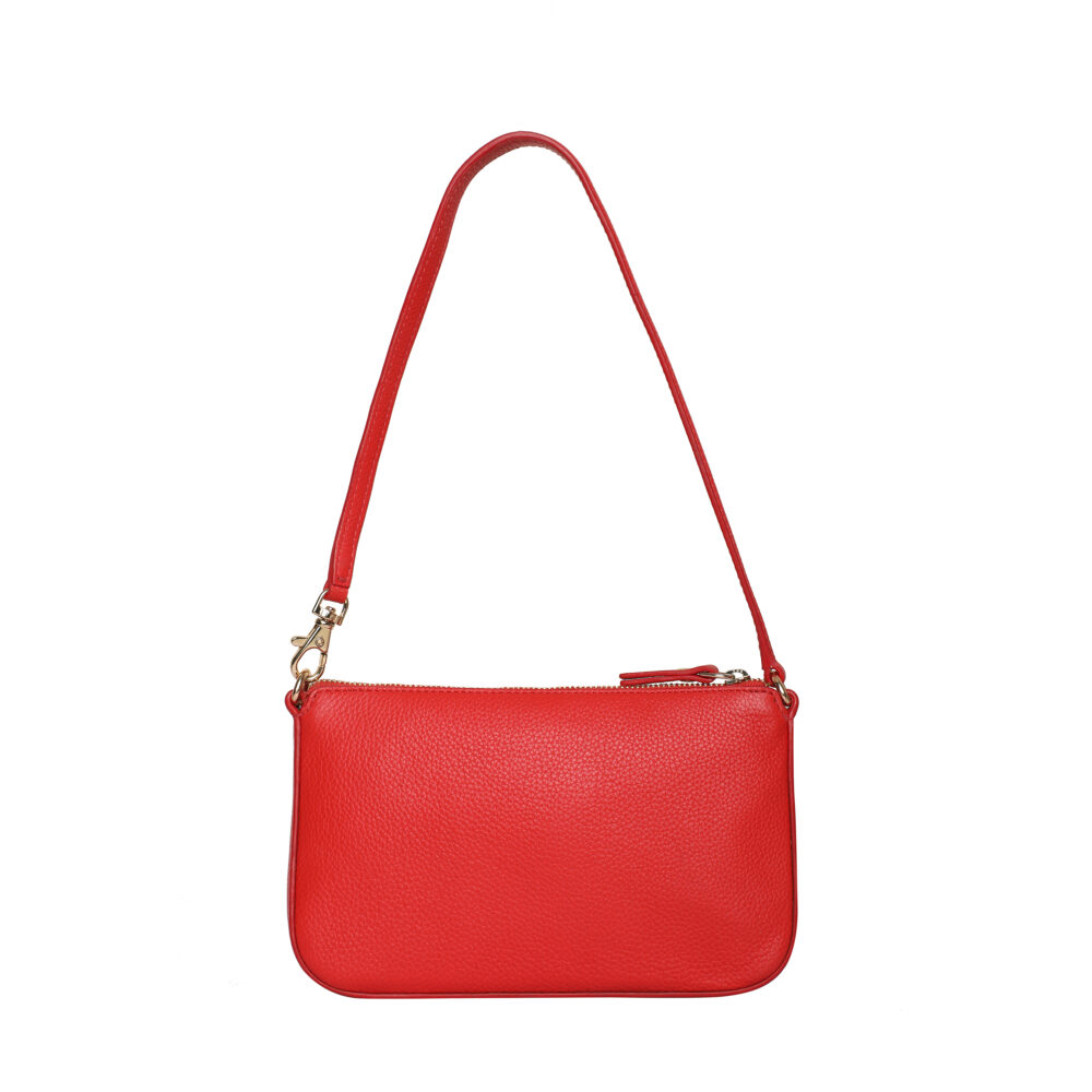 Classy Red Small party leather Sling Bag - Image 2